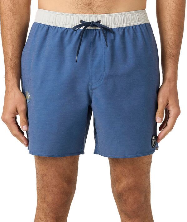オニール メンズ 水着 ハーフパンツ・ショーツ ショートパンツ ONeill Mens OG 16 Solid Scallop Volley Shorts Vintage Indigo インディゴ