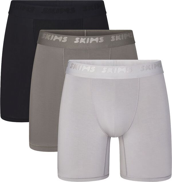 スキムズ メンズ アンダーウェア ボクサーパンツ SKIMS Menstretch 5 Boxer Briefs 3 Pack Gunmetal Multi ガンメタル