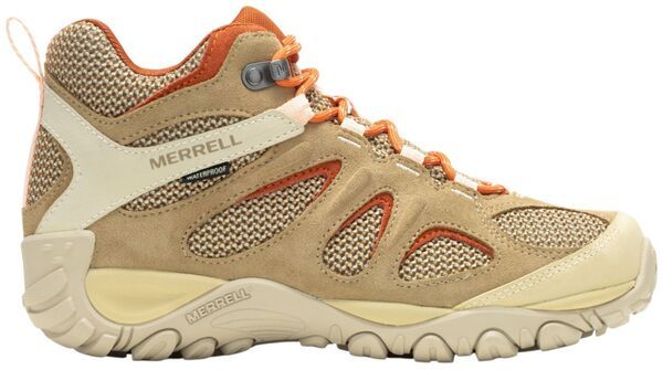 メレル レディース シューズ スニーカー Merrell Womens Yokota 2 Mid Waterproof Shoe KhakiOrange オレンジ