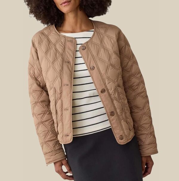マリーン レイヤー レディース アウター ジャケット・ブルゾン キルティング Marine Layer Womens Marina Quilted Liner Jacket Caramel