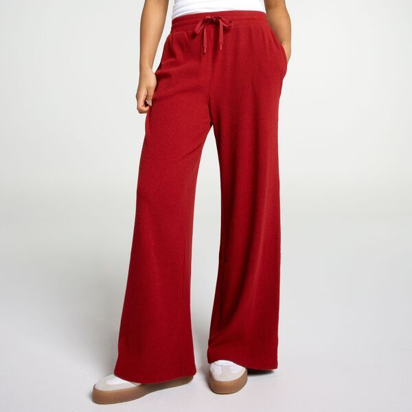 DSG レディース ボトムス カジュアルパンツ ワイドレッグ プラスサイズ DSG Womens Lush PlushighRise Wide Leg Pantspiced Red Heather ヘザー
