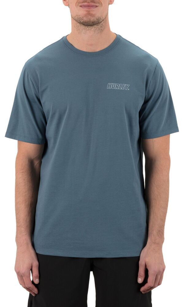 ハーレー メンズ トップス シャツ Hurley Mens H2O Dri Fastlane Lined Short Sleeve Shirt Grey Teal グレー