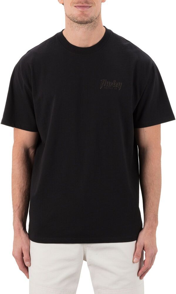 ハーレー メンズ トップス Tシャツ Hurley Mens Built Outline Short Sleeve TShirt Black ブラック