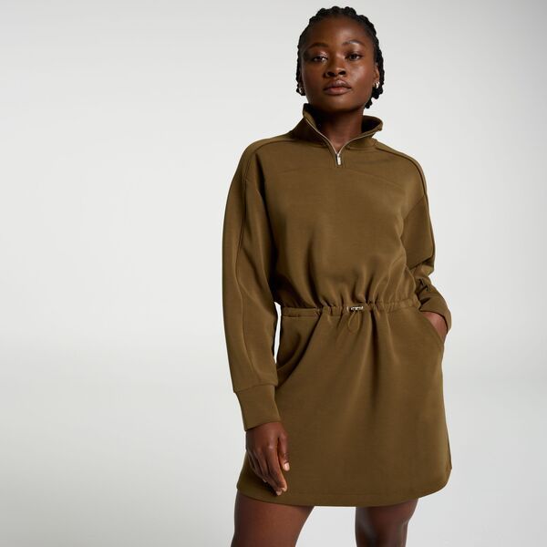 キャリー レディース トップス ワンピース CALIA Womensandwash 14 Zip Dress Darkhaki Olive オリーブ