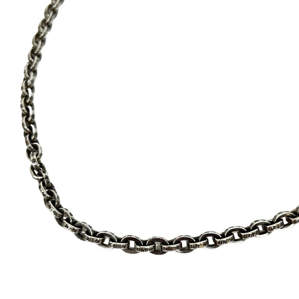 CHROME HEARTS クロムハーツ シルバー ペーパーチェーン ネックレス 20インチ 正規品 / 41074