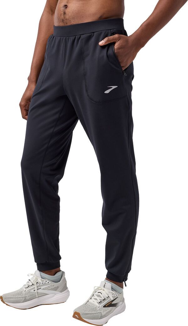 ブルックス メンズ ボトムス カジュアルパンツ Brooks Mens Momentum Thermal Pants Black ブラック