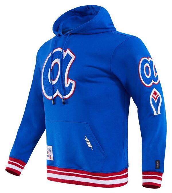 プロスタンダード メンズ アウター パーカー・スウェット フリース Pro Standard Mens Atlanta Braves Fleece Pullover Hoodie Royal