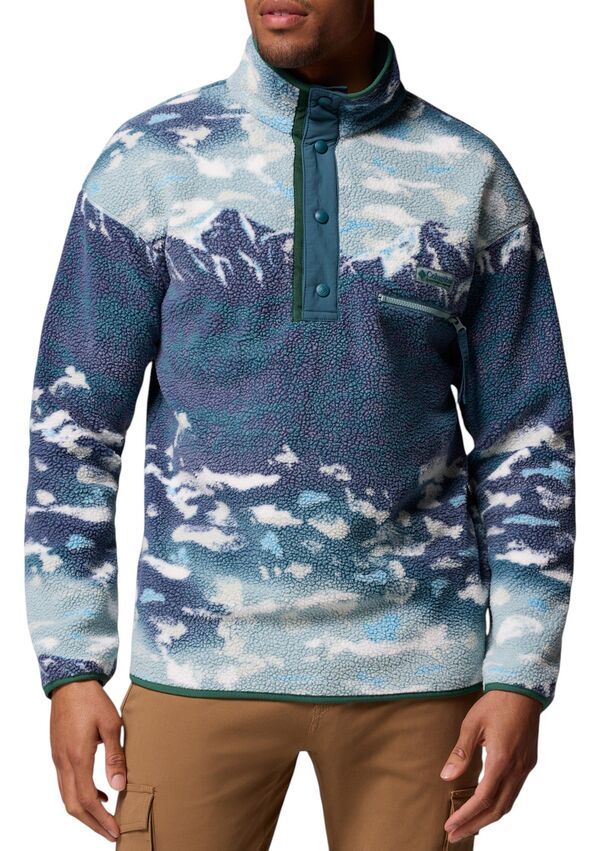 コロンビア メンズ アウター パーカー・スウェット プリント ジャケット Columbia Mens Helvetia 12 Snaprinted Jacket Crushed Blue ブルー