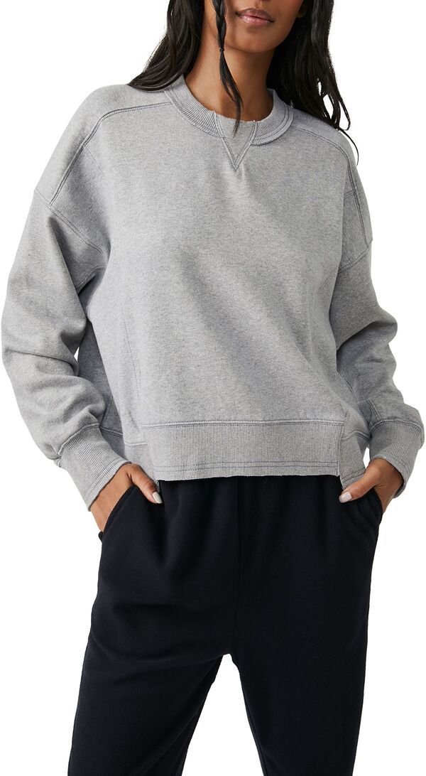 フリーピープル レディース アウター パーカー・スウェット FP Movement Womens Intercept Pullover WHITE HEATHER GRAY ホワイト