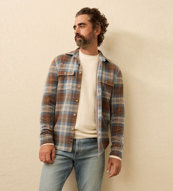 ファレティ メンズ アウター ニット・セーター シャツ Faherty Mens Legend Sweater Shirt Beariver Plaid チェック