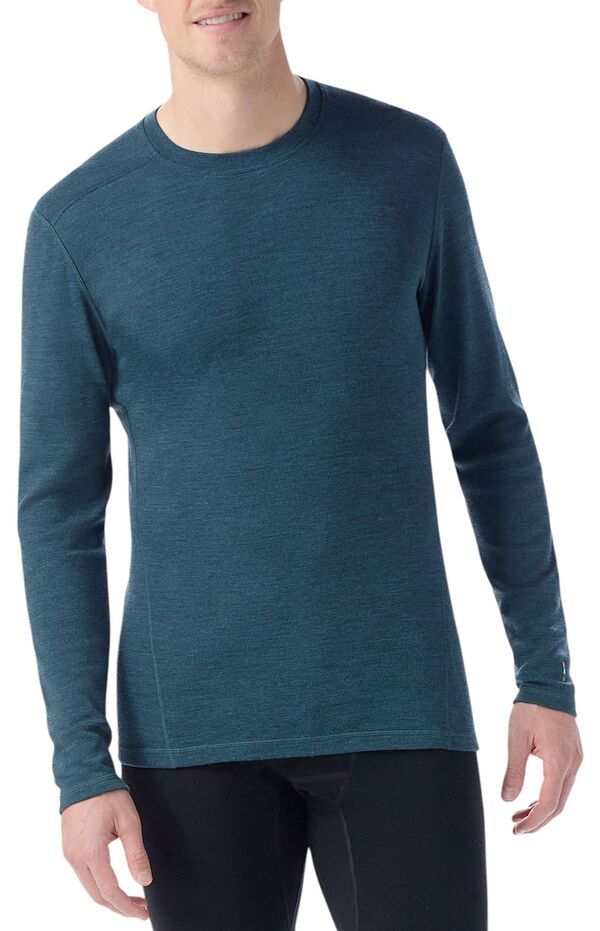スマートウール メンズ トップス シャツ クルーネック Smartwool Mens Merino 250 Baselayer Crewneck Shirtwilight Blue Heather ヘザー