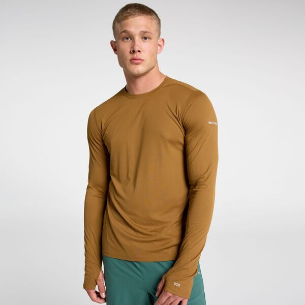 DSG メンズ トップス Tシャツ DSG Menstride Run Long Sleeve TShirt Brown Caramel ブラウン 4,784円