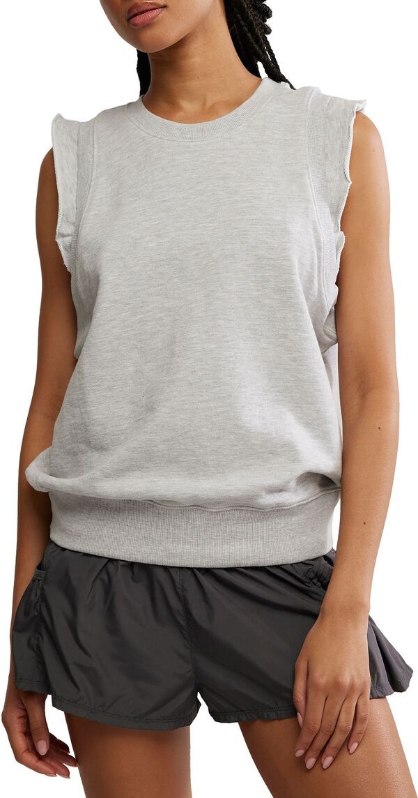 フリーピープル レディース アウター ジャケット・ブルゾン FP Movement Womens Flutter Tank Heather Grey グレー