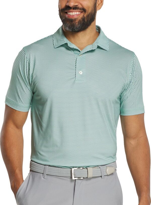 フットジョイ メンズ トップス ポロシャツ FootJoy Menstellar Lisle Golf Polo Seafoam
