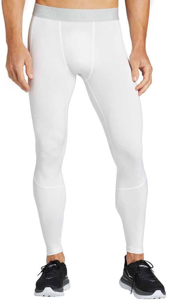 DSG メンズ ボトムス カジュアルパンツ DSG Mens Compression Tights with Pocket Pure White ホワイト