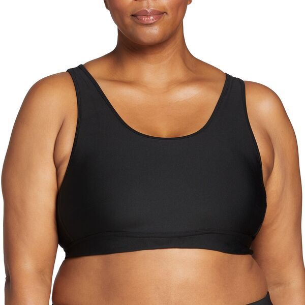 DSG レディース アンダーウェア ブラジャー DSG Womenstrappy Compression Bra Pure Black ブラック