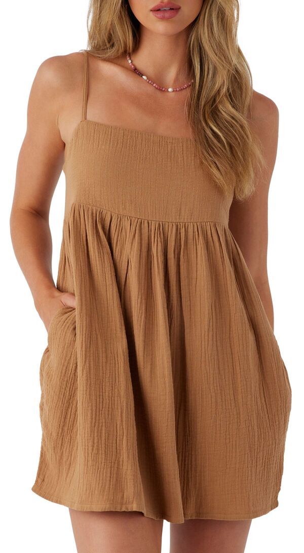 オニール レディース トップス ワンピース ONeill Womens Hadia Dress Tobacco Brown ブラウン