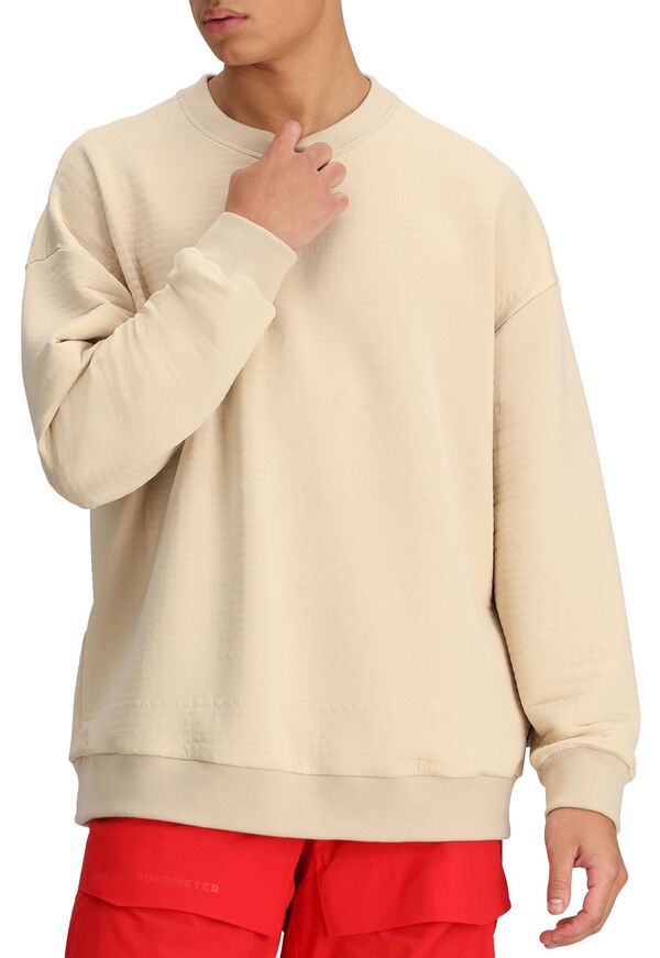 オバマイヤー メンズ アウター パーカー・スウェット シャツ Obermeyer Mens Explorer Tech Crew Sweatshirt Cement