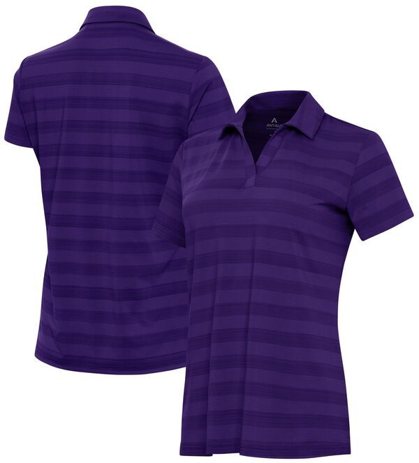 アンティグア レディース トップス ポロシャツ Antigua Womens Tunnel Golf Polo Dark Purple Multi パープル