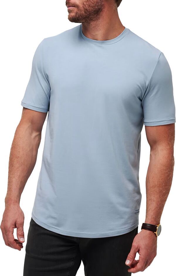トラビスマヒュー メンズ トップス Tシャツ TravisMathew Mens Cloud Crew TShirt Dusty Blue ブルー