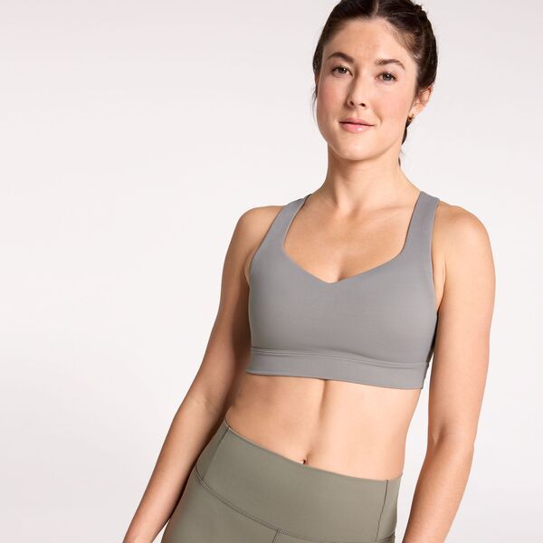 キャリー レディース アンダーウェア ブラジャー CALIA Womens Inspire Medium Support Bra Muted Green グリーン