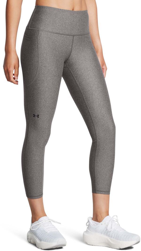 アンダーアーマー レディース ボトムス レギンス アンクル Under Armour Womens HeatGear NoSlip Waistband Ankleggings Charcoal HeatherBlack ブラック