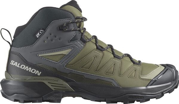 サロモン メンズ シューズ ブーツ・レインブーツ Salomon Mens X Ultra 360 Mid Climasalomon Waterproof Hiking Boots Olive Night オリーブ 33,670円