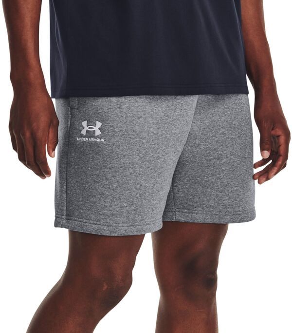 アンダーアーマー メンズ ボトムス ハーフパンツ・ショーツ ショートパンツ フリース Under Armour Mens Icon Fleece Shorts Pitch Gray Medium Heather グレー