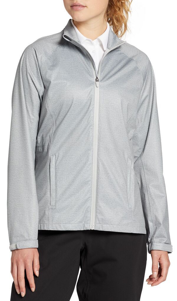 ウォルターヘーゲン レディース アウター ジャケット・ブルゾン Walter Hagen Womens Performance 11 Rain Jacket Light Heather Grey グレー