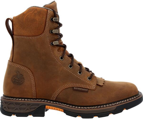 ジョージアブーツ メンズ シューズ ブーツ・レインブーツ レース Georgia Boots Mens 8 CarboTec FLX Lace Waterproof Work Boots Brown ブラウン