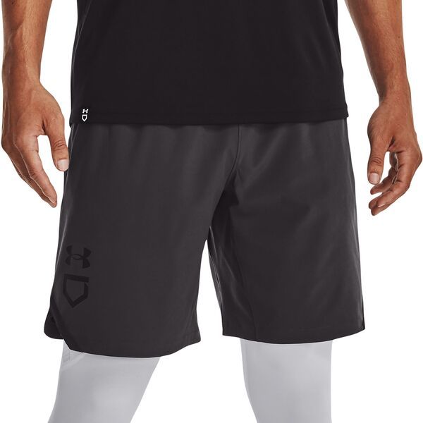 アンダーアーマー メンズ ボトムス ハーフパンツ・ショーツ ショートパンツ Under Armour Mens Yard Baseball Shorts Jet GrayBlackBlack ブラック
