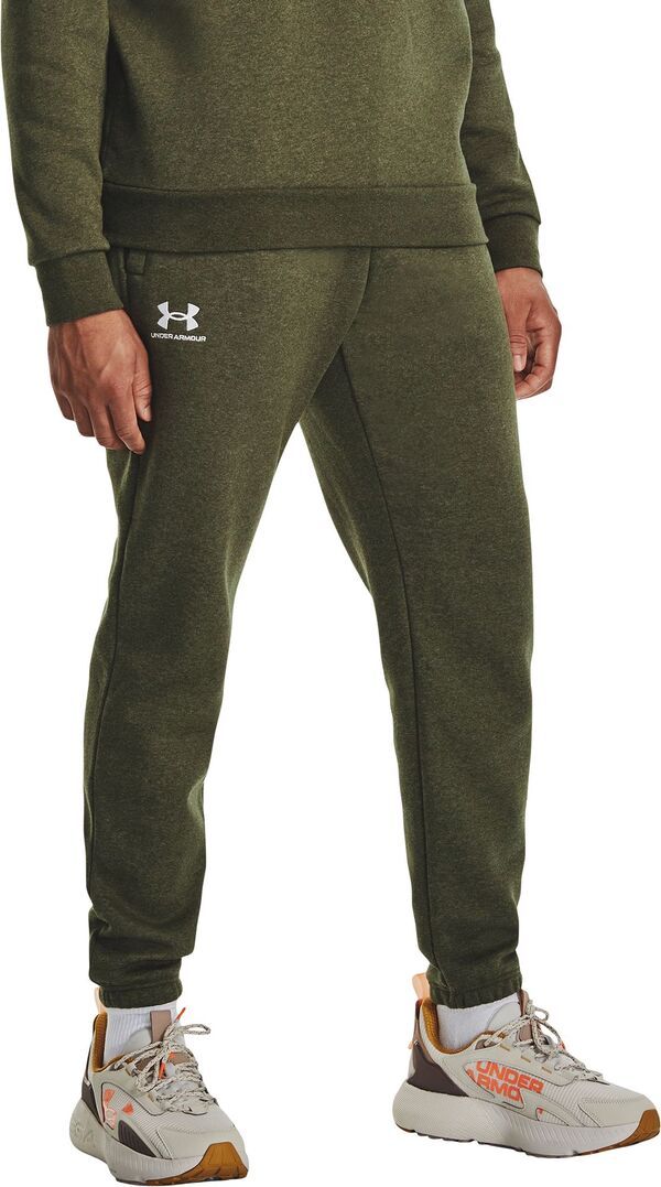 アンダーアーマー メンズ ボトムス カジュアルパンツ ジョガーパンツ フリース Under Armour Mens Icon Fleece Joggers Marine Od GreenWhite ホワイト