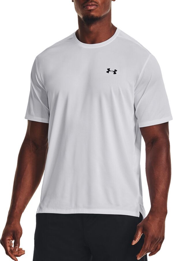 アンダーアーマー メンズ トップス シャツ Under Armour Mens Tech Vent Short Sleeve TShirt WhiteBlack ホワイト