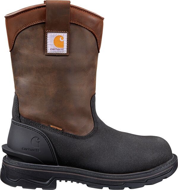 カーハート メンズ シューズ ブーツ・レインブーツ Carhartt Mens Ironwood 11 Waterproof Insulated Alloy Toe Wellington Work Boots Brown Oil Tanned ブラウン
