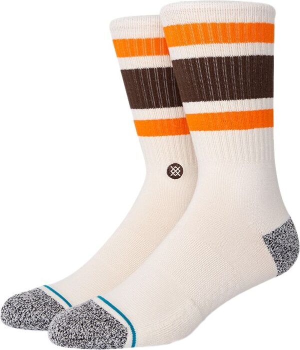 スタンス メンズ アンダーウェア 靴下 Stance Mens Boyd Crew Socks Off White オフホワイト