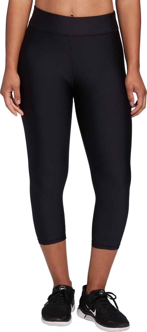 DSG レディース アンダーウェア ブラジャー キャップ DSG Womens Compression Capris Pure Black ブラック