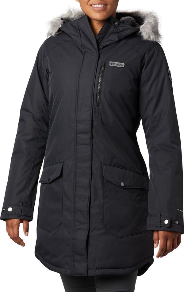 コロンビア レディース アウター ジャケット・ブルゾン Columbia Womensuttle Mountain Long Insulated Jacket Black ブラック