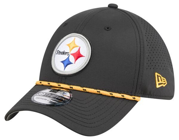 ニューエラ メンズ アクセサリー 帽子 Tシャツ New Eradult Pittsburgh Steelers Black Perf 39Thirty Stretch Fit Hat NoColor ブラック