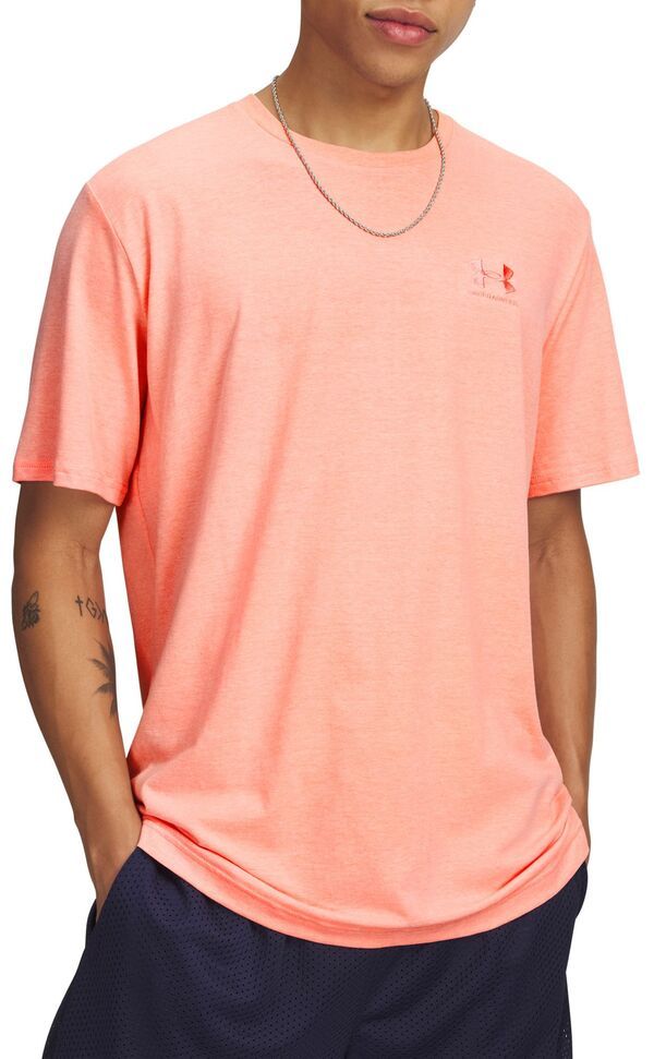 アンダーアーマー メンズ トップス Tシャツ グラフィック Under Armour Mens Icon Graphic TShirt Posh Pink Light HeatherPosh Pink ヘザー