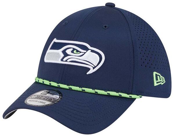 ニューエラ レディース アクセサリー 帽子 New Eradult Seattle Seahawks Navy Perfect 39Thirty Stretch Fit Hat NoColor ネイビー