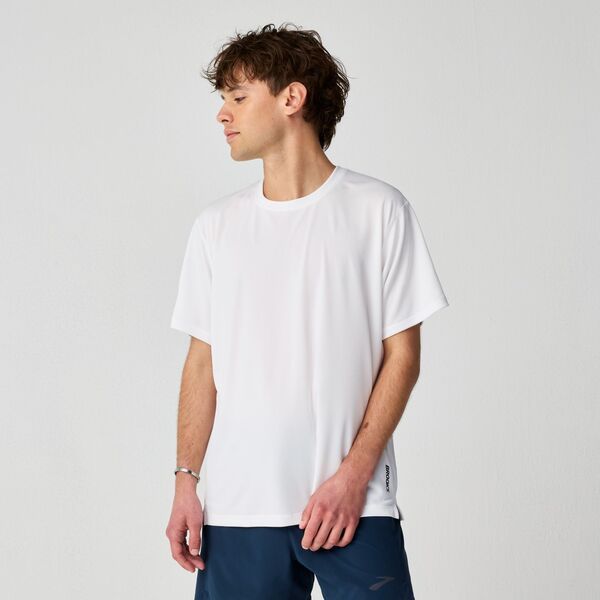 ブルックス メンズ トップス Tシャツ Brooks Mens Dash TShirt White ホワイト