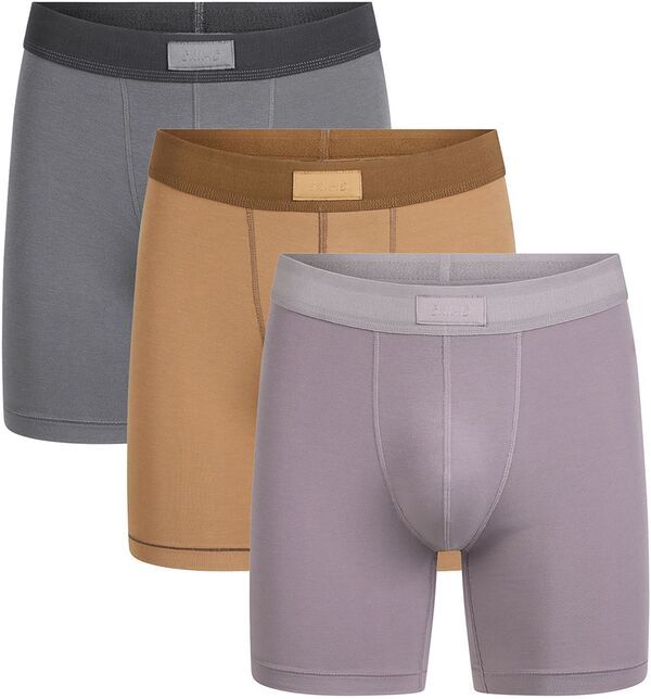 スキムズ メンズ アンダーウェア ボクサーパンツ コットン SKIMS Mens Cotton 5 Boxer Briefs 3 Pack Russet Multi マルチカラー