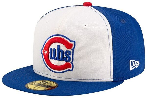 ニューエラ メンズ アクセサリー 帽子 ロゴ New Eradult Chicago Cubs White Alternate Logo Performance Fitted Hat NoColor ホワイト