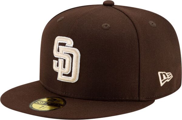 ニューエラ メンズ アクセサリー 帽子 New Era Mensan Diego Padres Brown 59Fifty Fitted Hat NoColor ブラウン