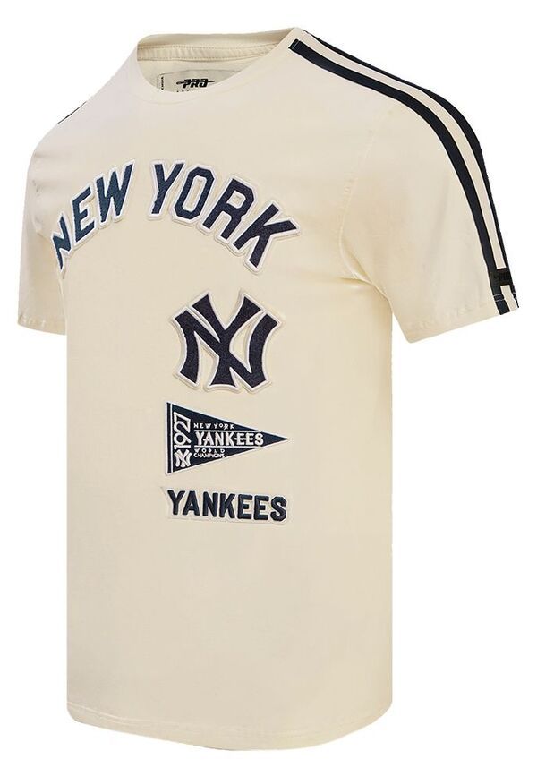プロスタンダード メンズ トップス Tシャツ Pro Standard Mens New York Yankees Cream Retro Stripe TShirt NoColor クリーム