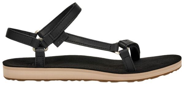 テバ レディース シューズ サンダル Teva Womens Original Universal Slim Lea Sandals BlackTan ブラック