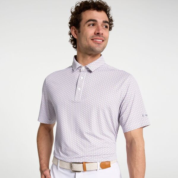 ウォルターヘーゲン メンズ トップス ポロシャツ プリント Walter Hagen Mens Performance 11 Novelty Print Golf Polo Micro Mixedrinks