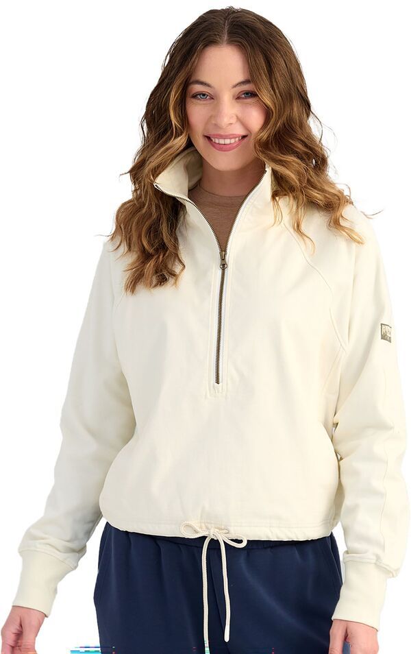 フック レディース トップス シャツ HUK Womens Cruiser Hybrid 12 Zipullover Egret