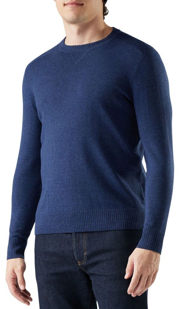 スマートウール メンズ アウター パーカー・スウェット セーター Smartwool Mensparwood Crew Sweater Deep NavyNightfall Blue ネイビー