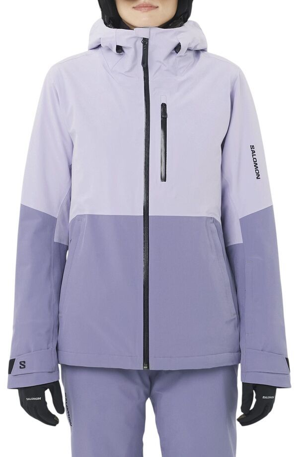 サロモン レディース アウター ジャケット・ブルゾン Salomon Womens Highland Jacket Cosmic SkyBlue Granite ブルー